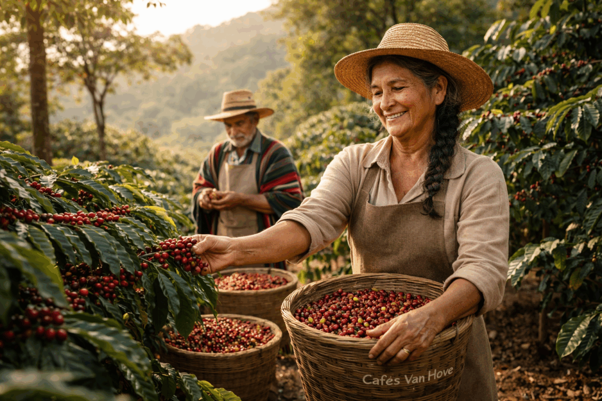 Une plantation de café éthique