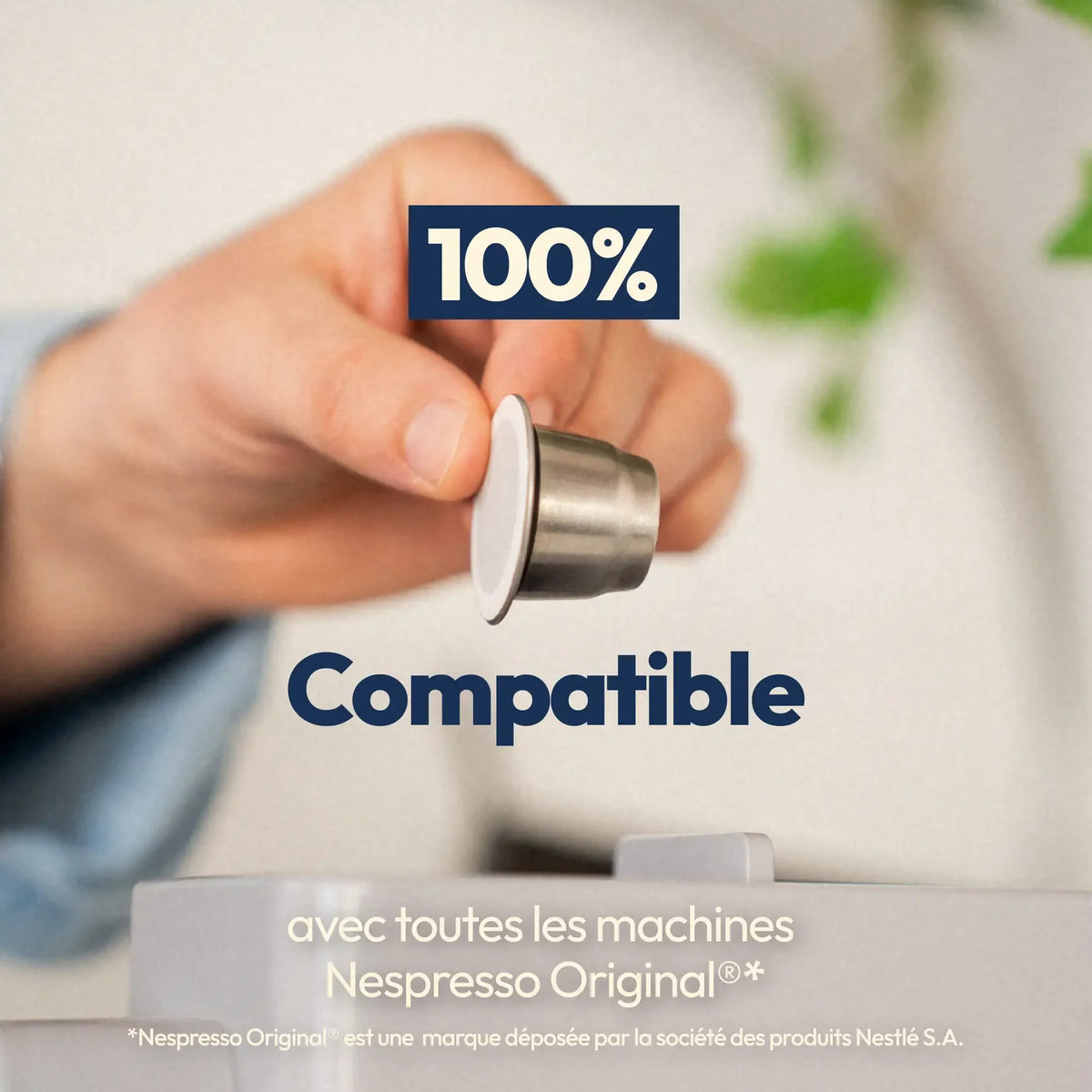 capsules réutilisables en inox 100 % compatible avec Nespresso Original