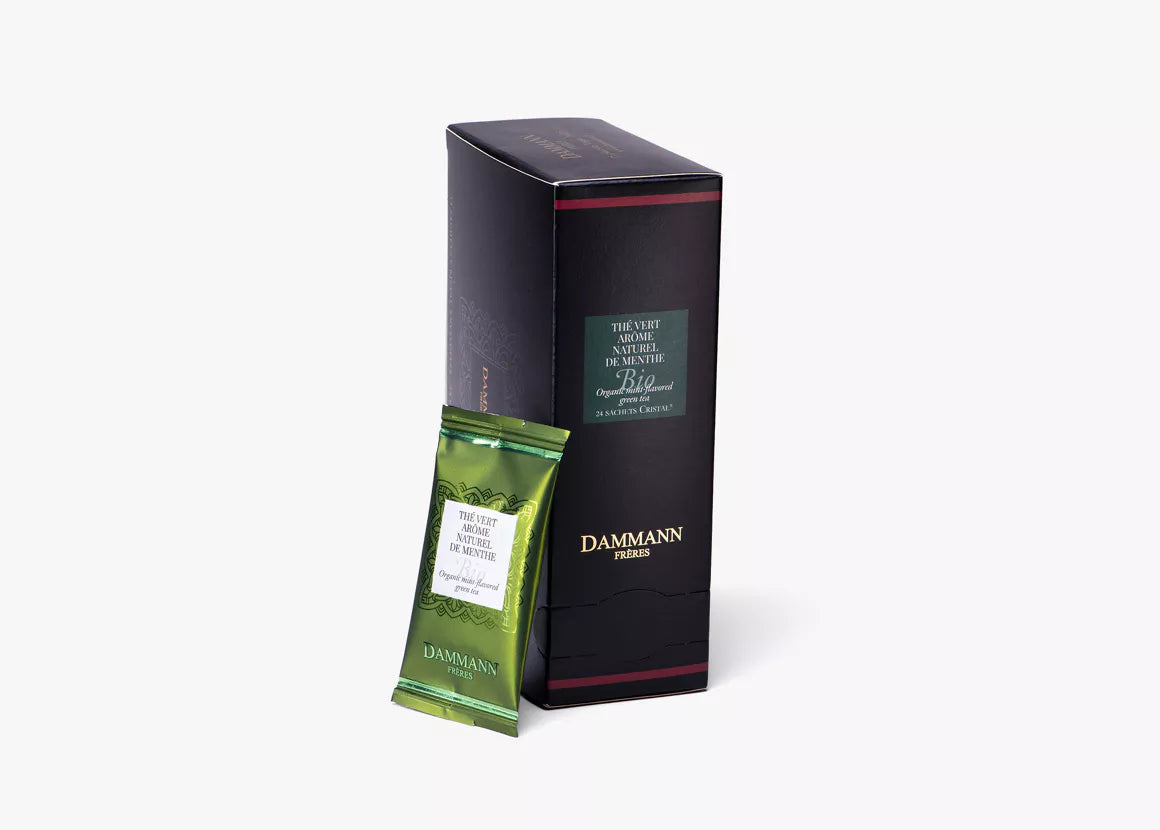 THÉ VERT ARÔME NATUREL DE MENTHE BIO - Cafés Van Hove