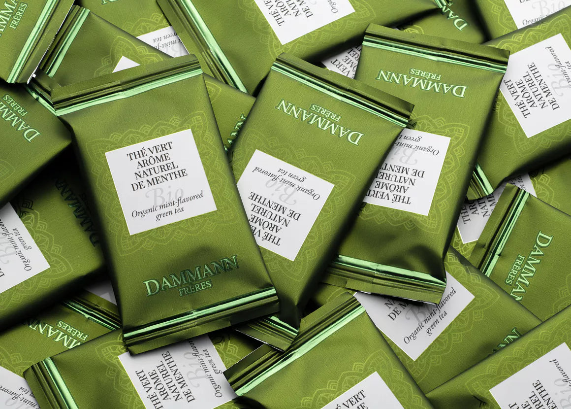 THÉ VERT ARÔME NATUREL DE MENTHE BIO - Cafés Van Hove