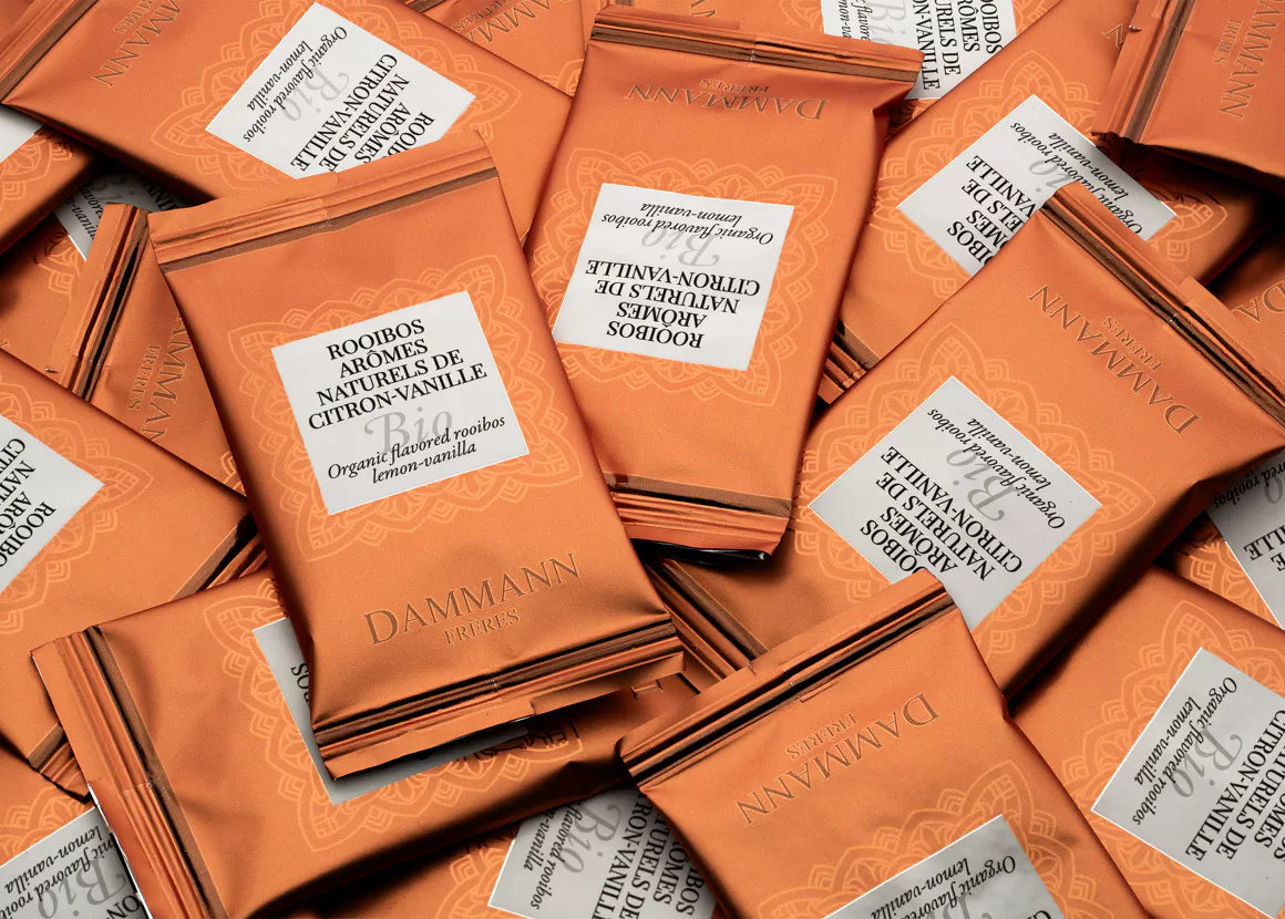 ROOIBOS ARÔMES NATURELS DE CITRON-VANILLE BIO - Cafés Van Hove