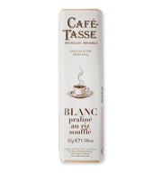 Barre Café-Tasse au chocolat blanc praliné et riz soufflé, 41 g