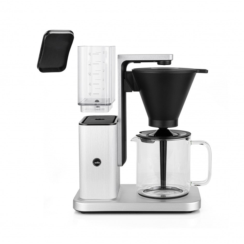 Cafetière filtre Wilfa Zense Alux en aluminium détails du produit