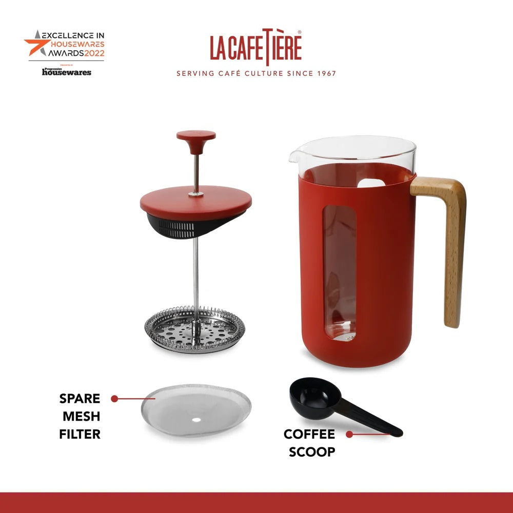 Cafetière French Press Rouge 3 tasses
