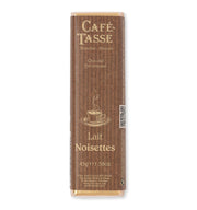 Barre Café-Tasse de chocolat au lait 38 % avec morceaux de noisettes grillées, 45 g