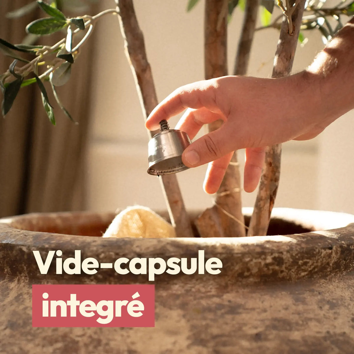 Coffret CAPS’ME Dolce Gusto® vide caspule integré pour facilité l'usage