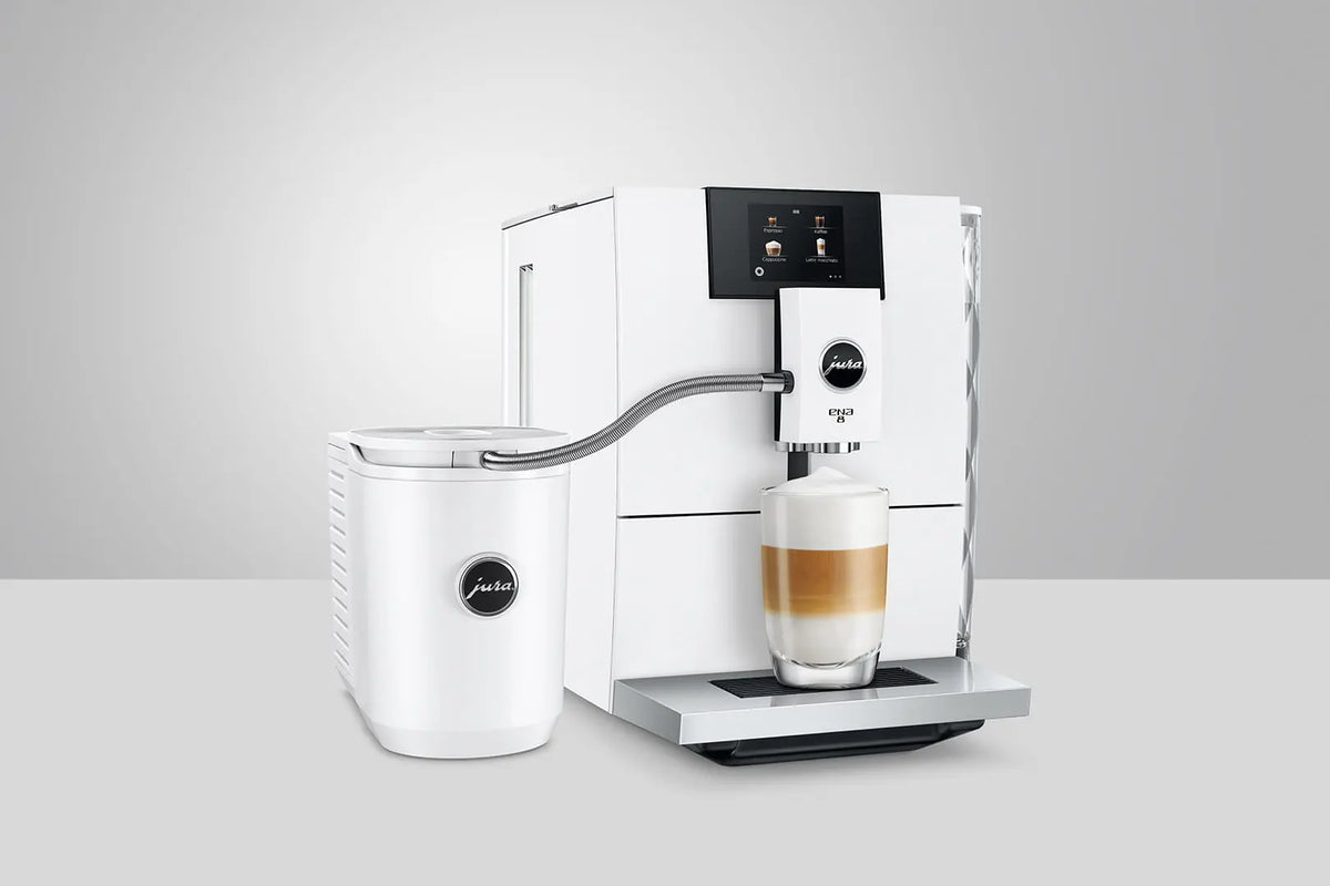 Refroidisseur à lait JURA Cool Control (EB) 0,6 L white pour machine à café automatique. Connexion à une Jura ENA8.
