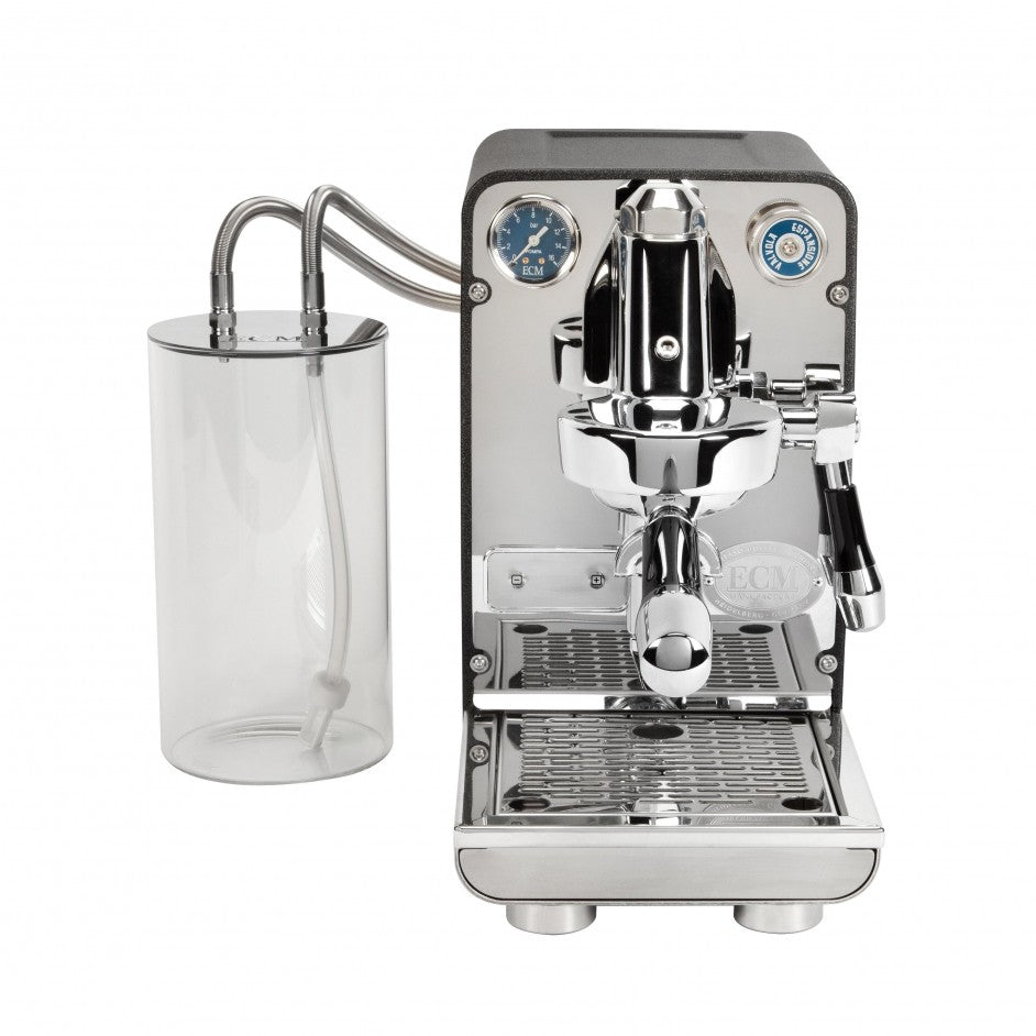 ECM Puristika anthracite – Machine espresso avec PID et réservoir d'eau externe de 2 litres