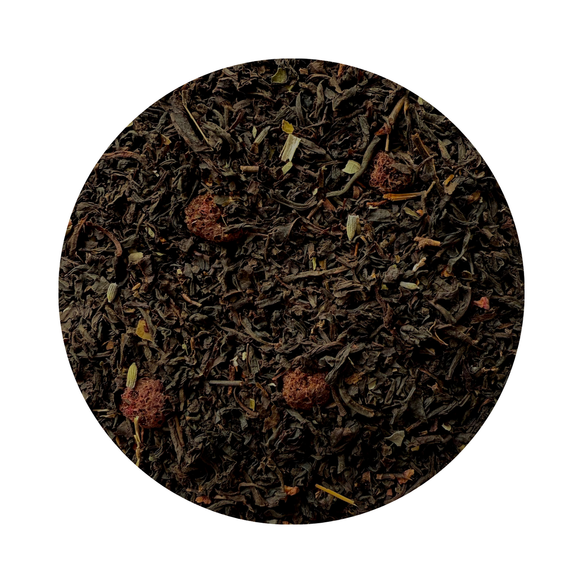 Framboise Lavande - Thé noir aux morceaux de framboise et fleurs de lavande