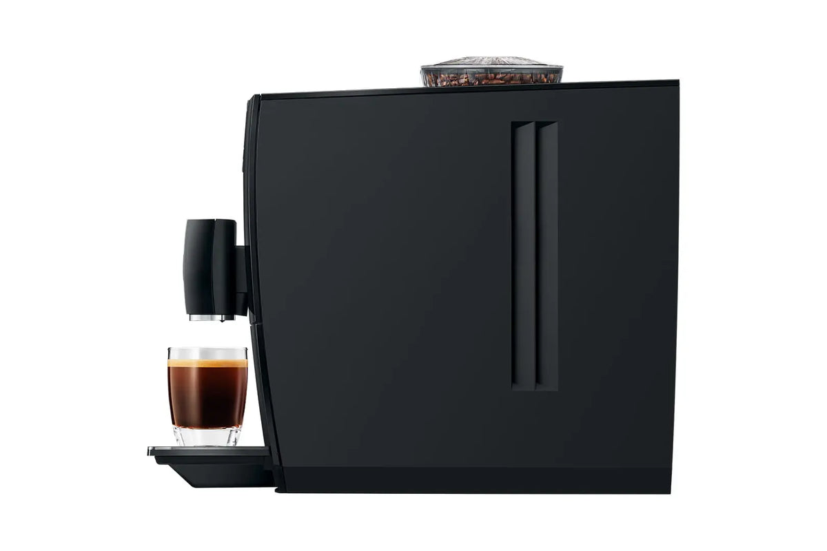 Jura A8 piano black vue de profil