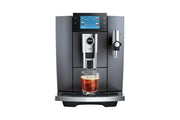 JURA E10 Onyx Grey, machine à café automatique avec broyeur P.A.G.2+, Cold Brew et système Sweet Foam