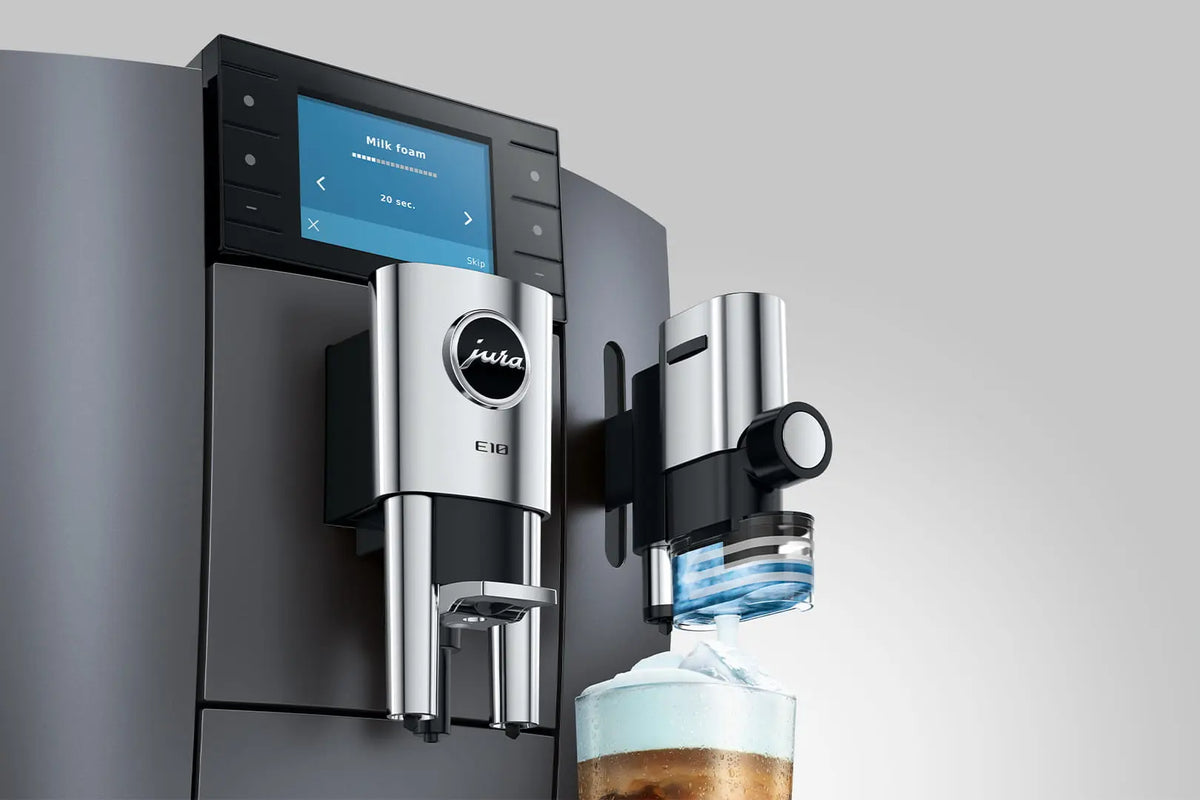 JURA E10 Onyx Grey système de lait