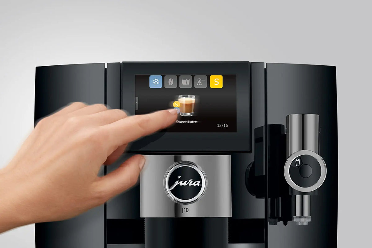 Jura J10 Piano Black écran tactile