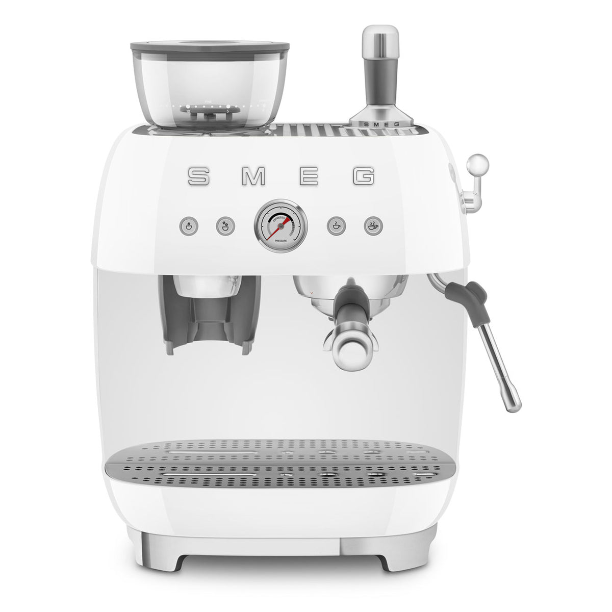 Machine à café Smeg avec moulin intégré noir chauffe tasse
