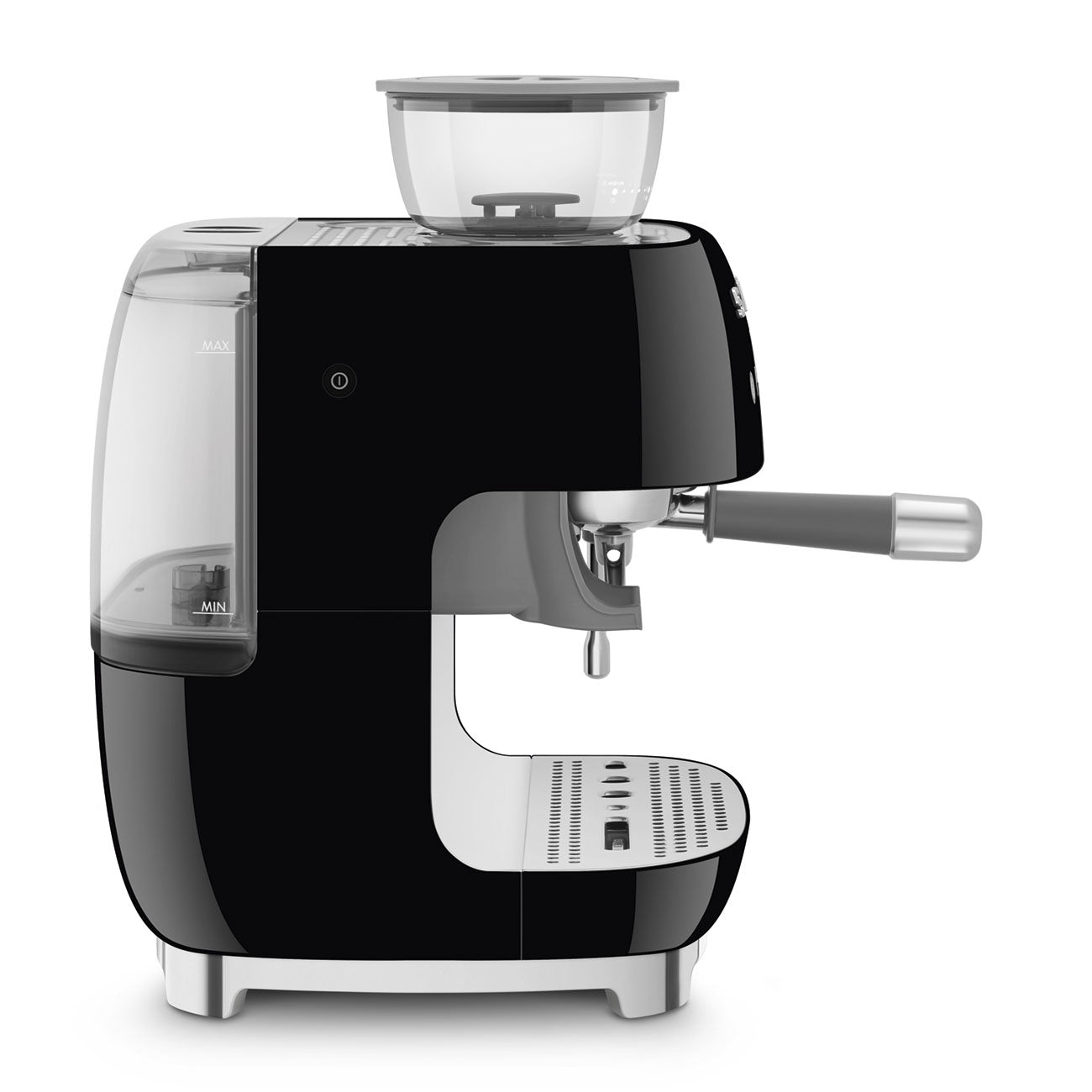 Machine à café Smeg avec moulin intégré noir chauffe tasse