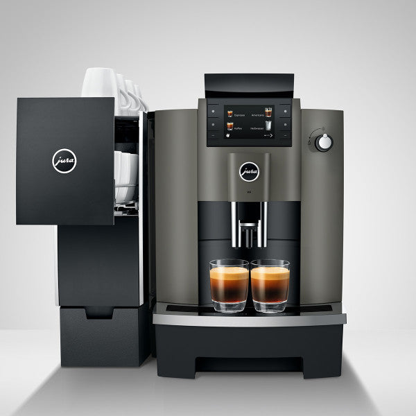 Machine à café W4 Dark Inox + chauffe tasses Jura 