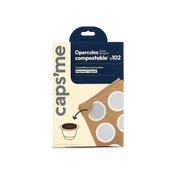 Opercules en papier compostable CAPS’ME pour capsules réutilisables Nespresso®