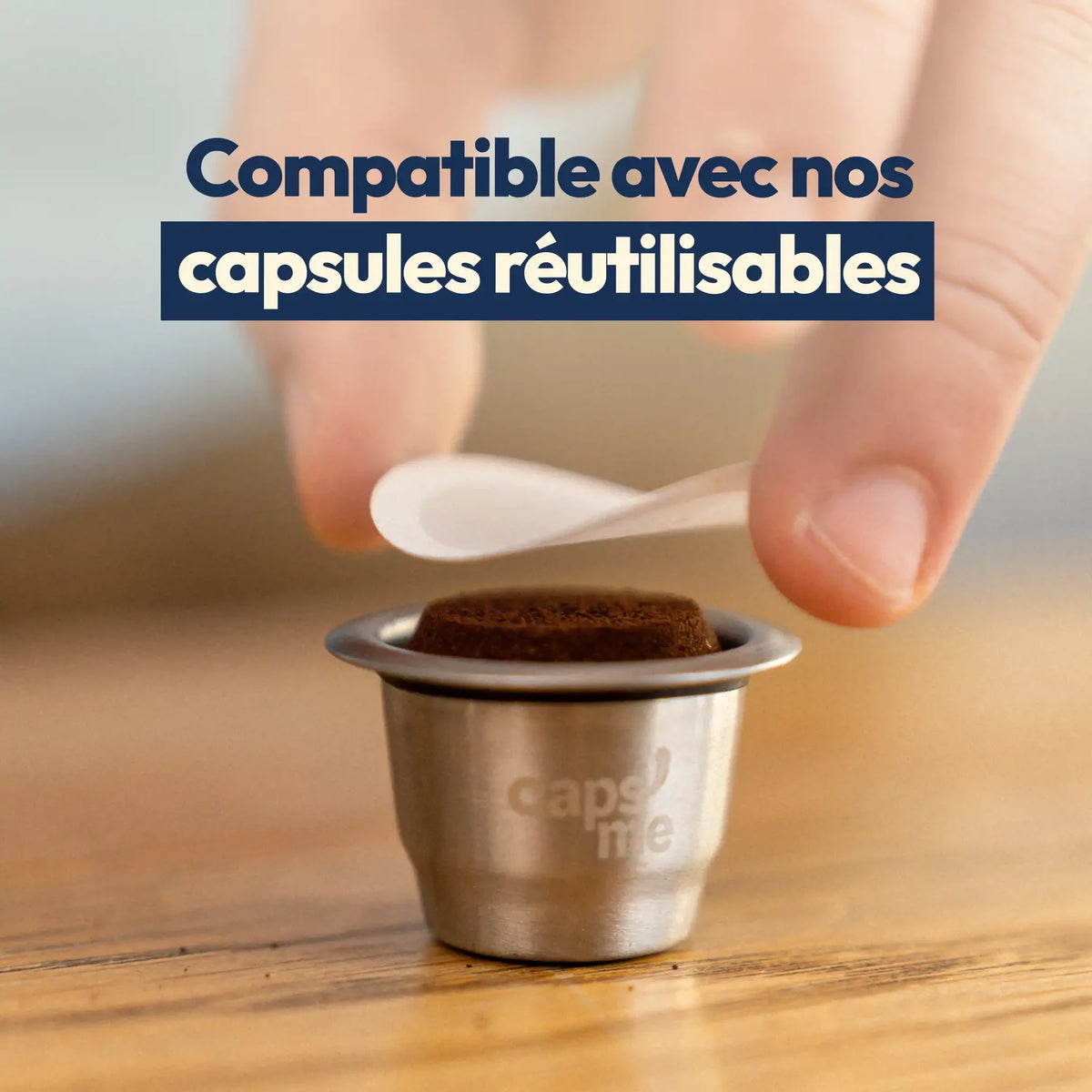 Opercules en papier pour capsules Nespresso réutilisables