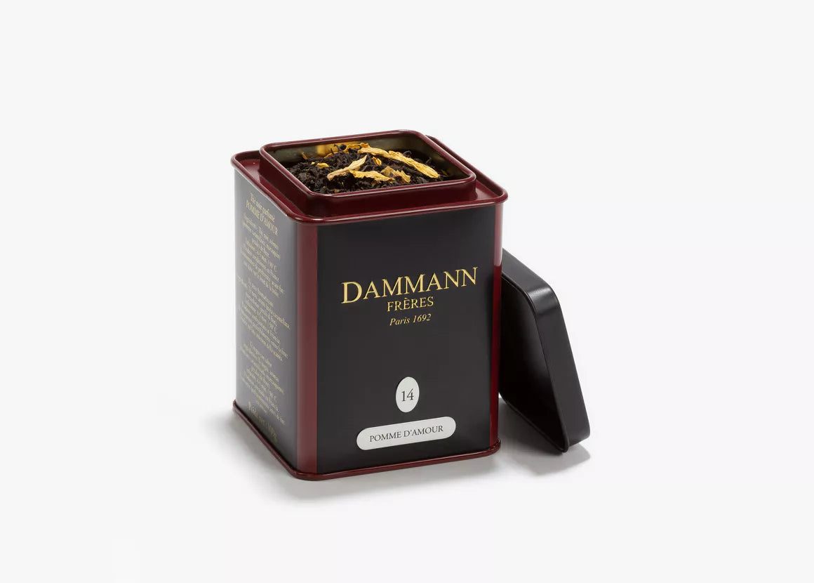 Paul & Virginie – Thé noir aux notes de framboise, cerise, vanille et caramel, boîte 100 g