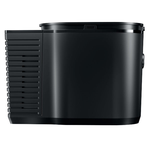 Refroidisseur à lait JURA Cool Control 2,5 L noir pour machine à café professionnelle. Profil.