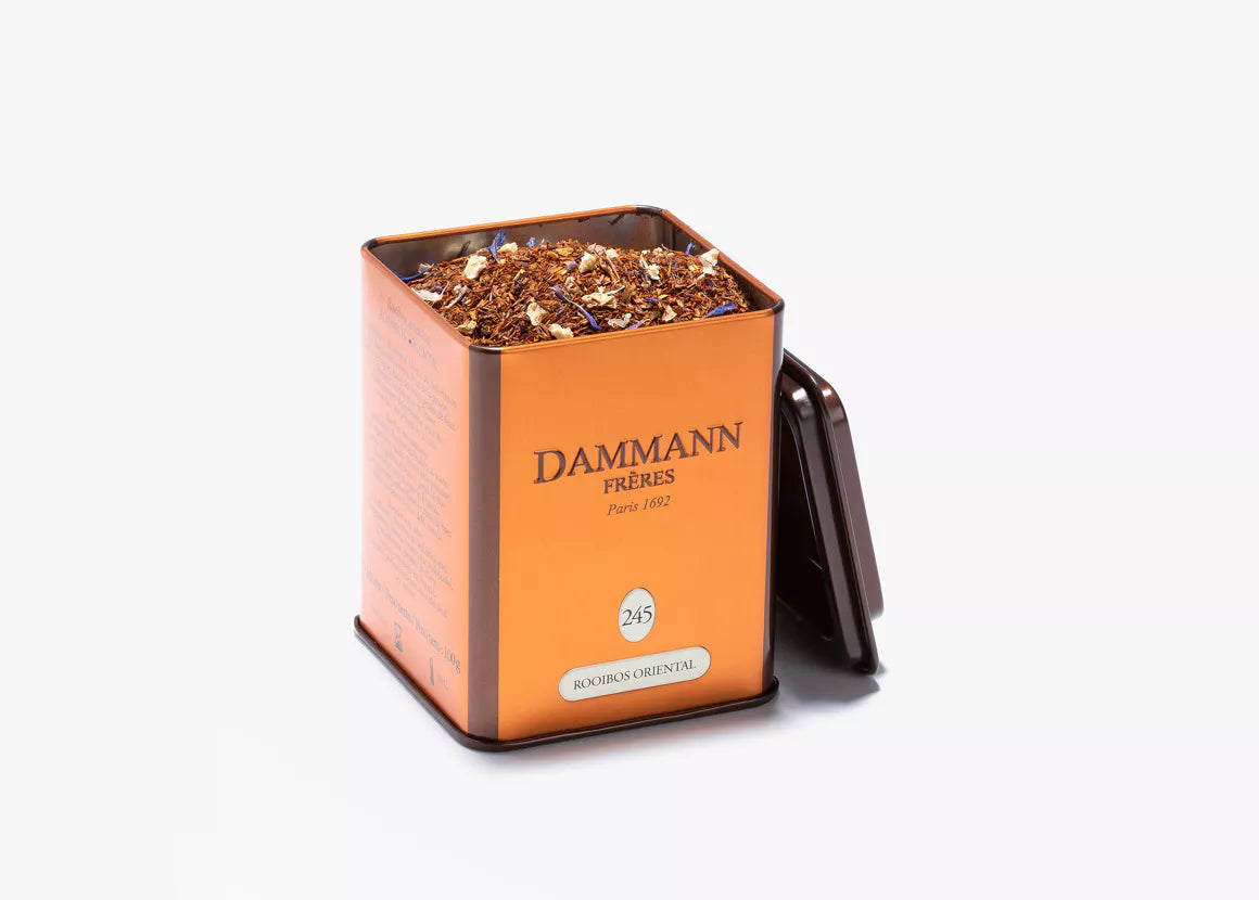 Rooibos Oriental, boîte de 100g - Cafés Van Hove