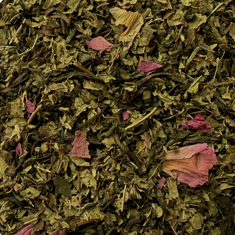 Pêche Verveine - Thé vert aux notes de verveine et de pêche