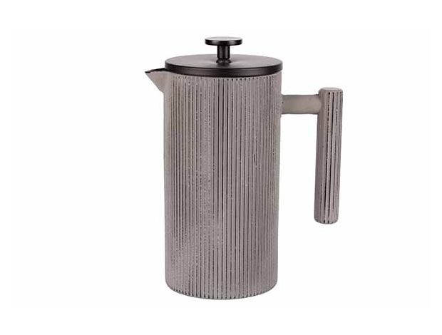 Cafetière à Piston Gris Clair
