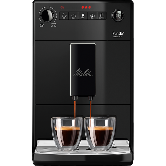 Melitta Purista Pure Black – Machine à expresso automatique avec broyeur