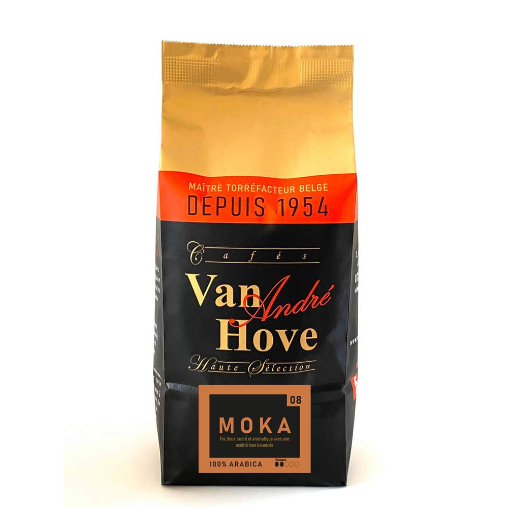Café Moka – Honduras – Torréfié artisanalement en Belgique par Cafés Van Hove