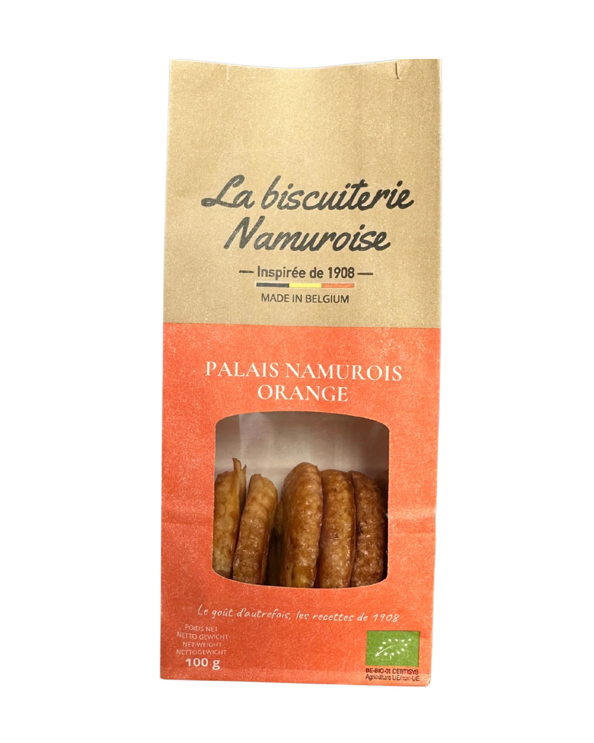 Palais Namurois à l'Orange Bio - Biscuit artisanal belge