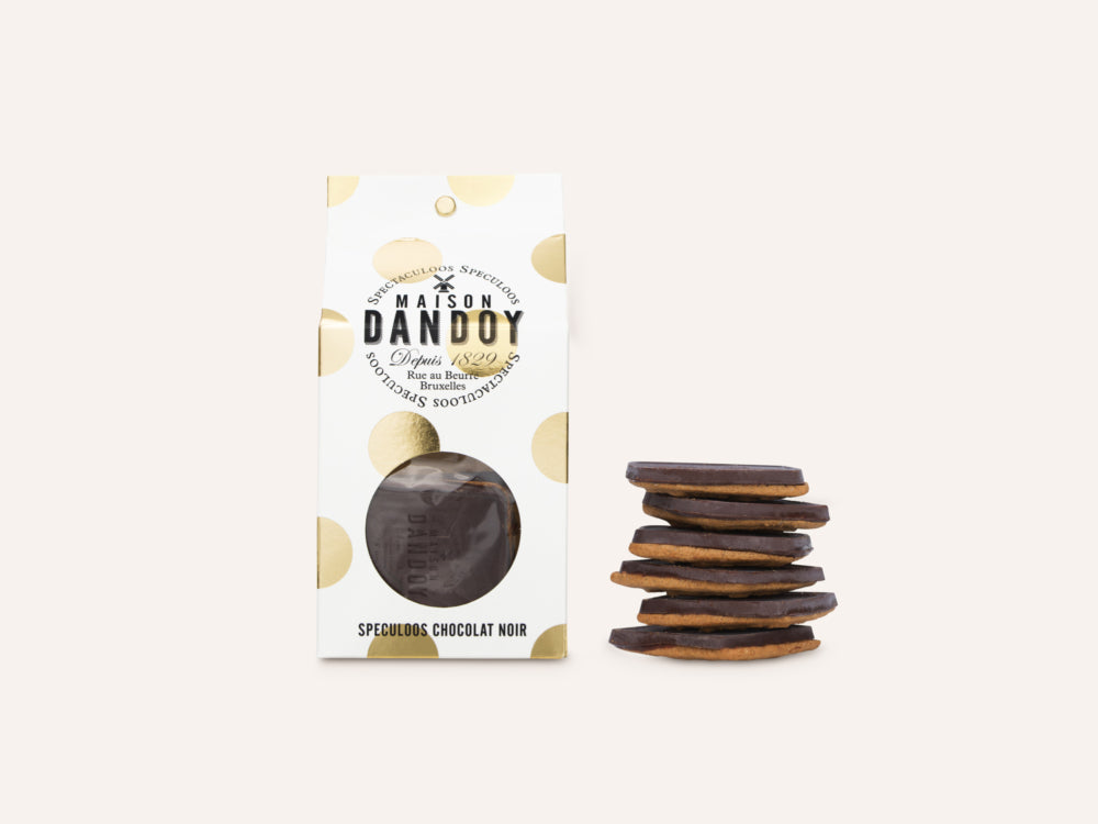 Spéculoos Chocolat Noir Maison Dandoy 140 g - Biscuit belge artisanal