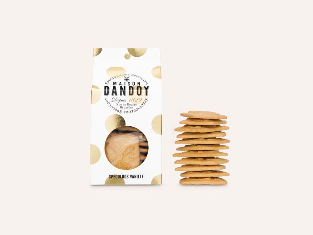 Spéculoos Vanille Maison Dandoy 140 g - Biscuit belge artisanal