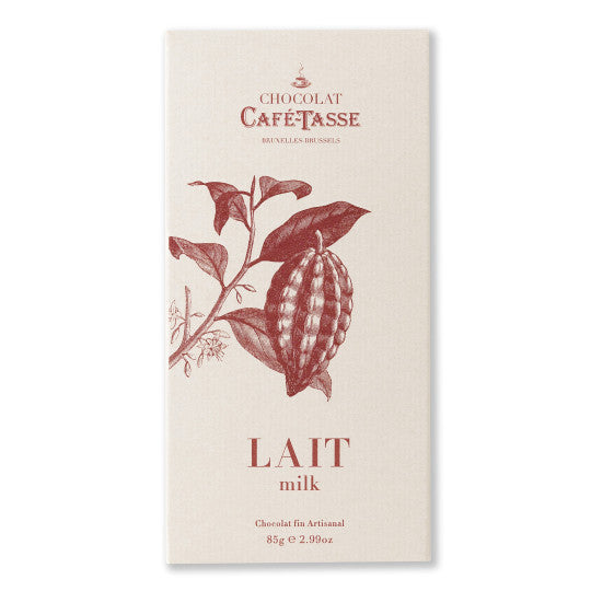 Tablette de chocolat au lait Café-Tasse 38 % de cacao 85 g