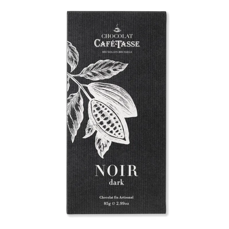 Tablette de chocolat noir Café-Tasse 60 % de cacao 85 g