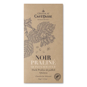 Tablette de chocolat noir Café-Tasse au praliné noisettes et quinoa soufflé 85 g