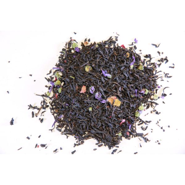 Un savoureux mélange de thé noir et de pétales de rose.