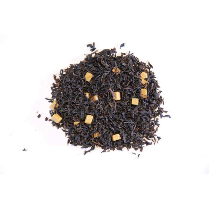 Caramel est un thé noir parfumé aux notes gourmandes.