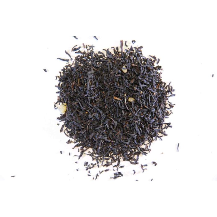 Pêche de Vigne est un thé noir parfumé aux notes fruitées.