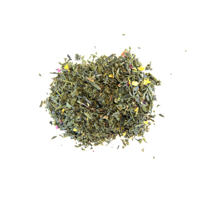 Thé Des Deux Chinois is a green tea with fruity notes.