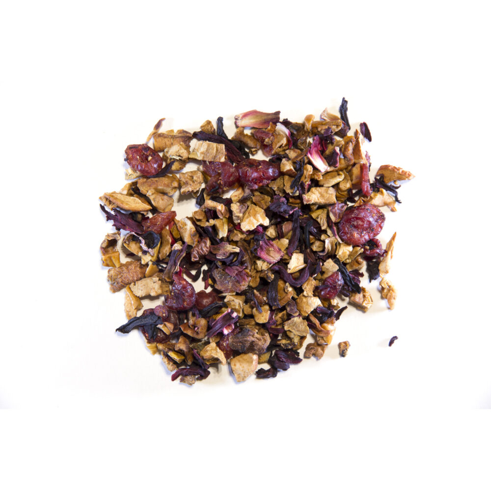 Cranberry est une tisane aux saveurs fruitées.