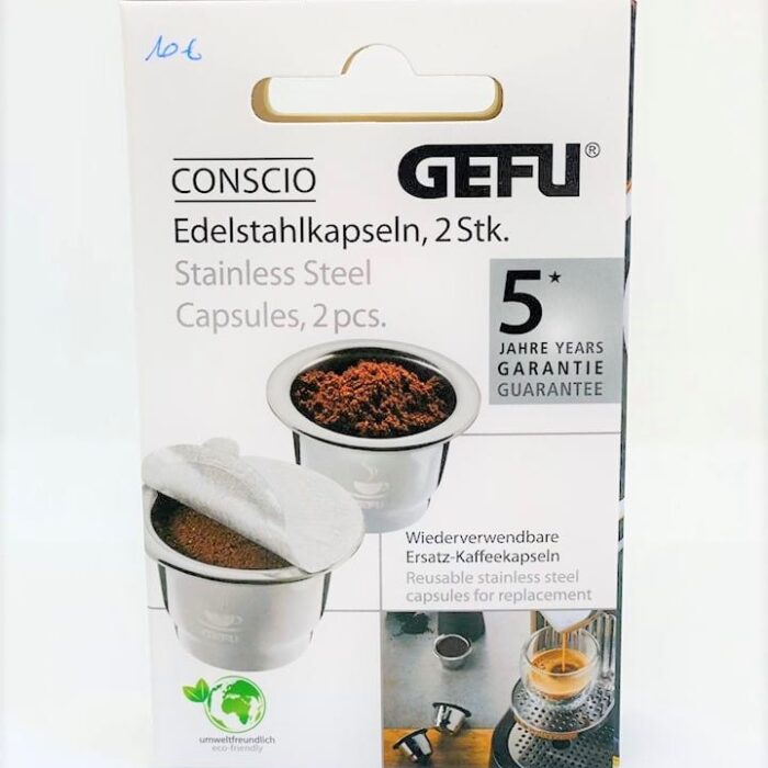 Capsules Gefu réutilisables