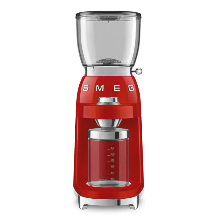 Red coffee grinder - 50's