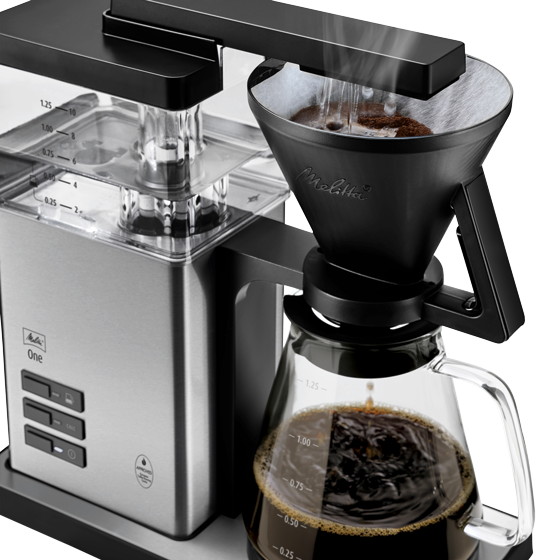 Cafetière Melitta One (Noir/Acier inoxydable)