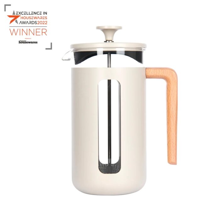 Cafetière à piston Pissa 8 tasses blanche
