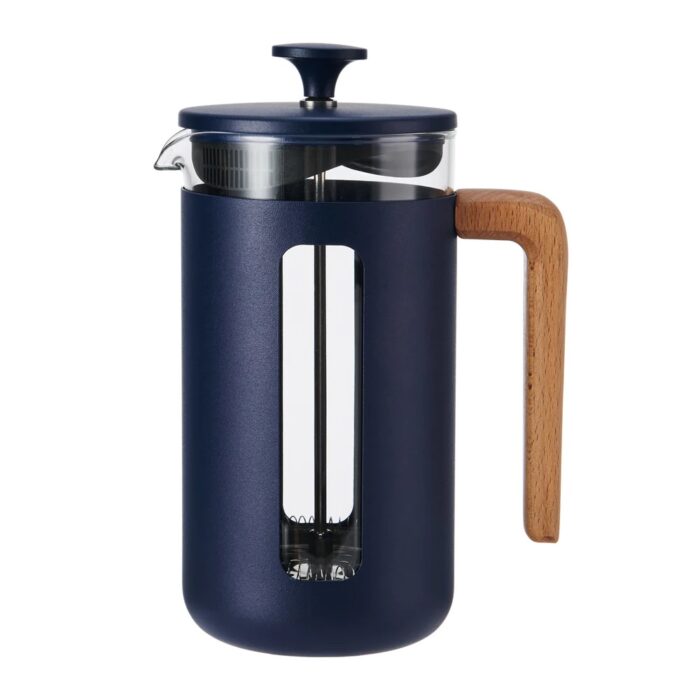 Cafetière à Piston 8 tasses Bleu Marine