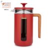 Cafetière à Piston French Press Rouge
