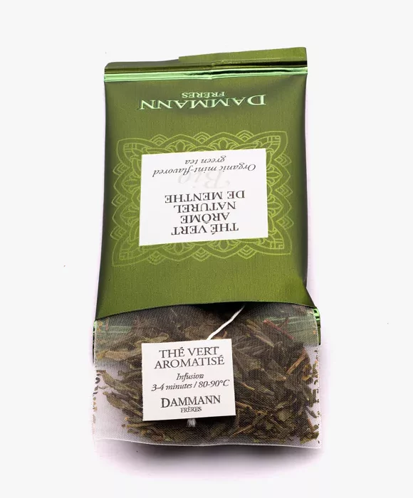 THÉ VERT ARÔME NATUREL DE MENTHE BIO