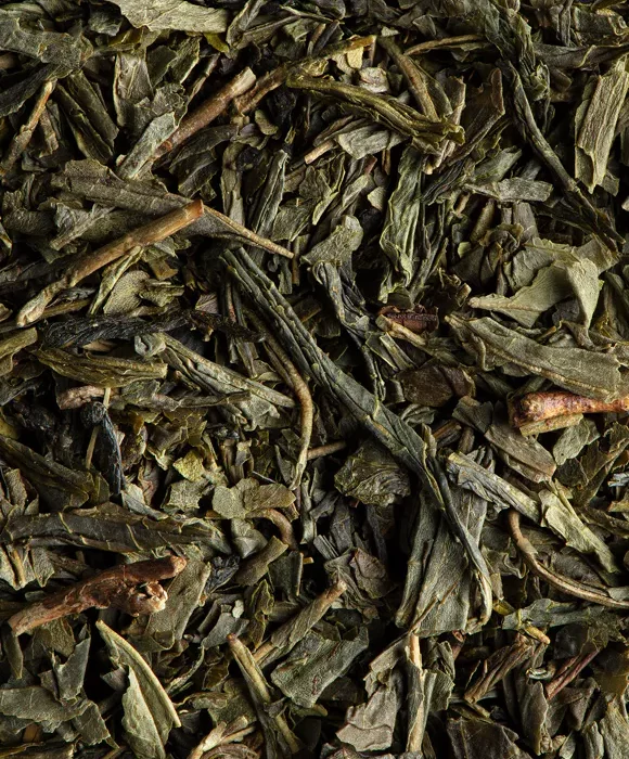 Feuilles de THÉ VERT ARÔMES NATURELS DE CITRON GINGEMBRE BIO