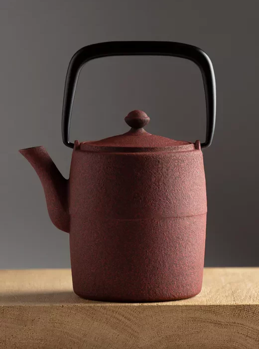 THÉIÈRE FONTE DU JAPON - WABI 0,6L - ROUGE