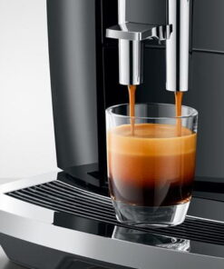 Jura E4 Piano Black (EA) résultat en tasse